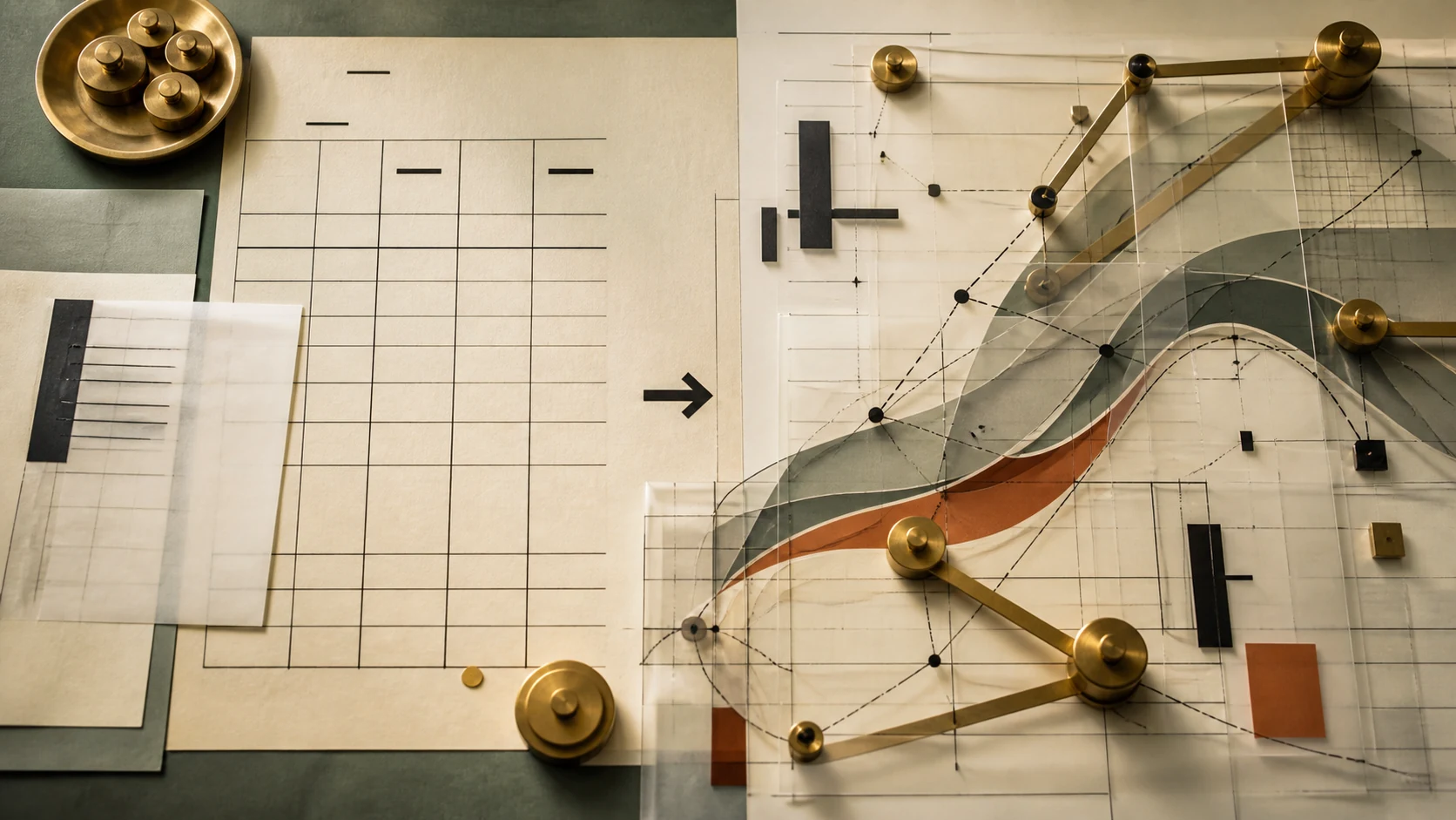Editorial illustration: Finance teams are building their own AI tools without writing code