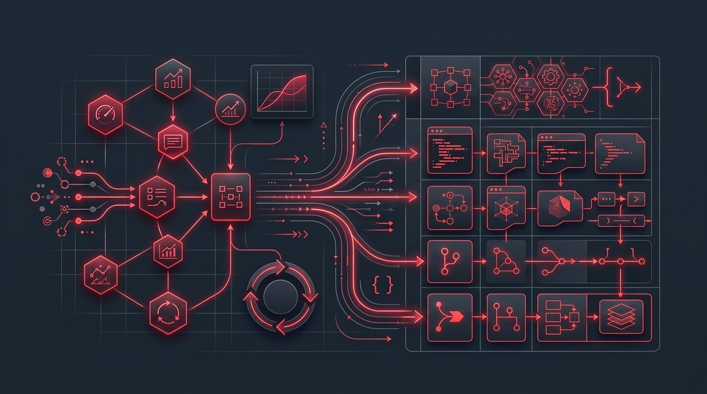 Editorial illustration: Local eval framework shows prompt engineering is moving toward standard developer habits