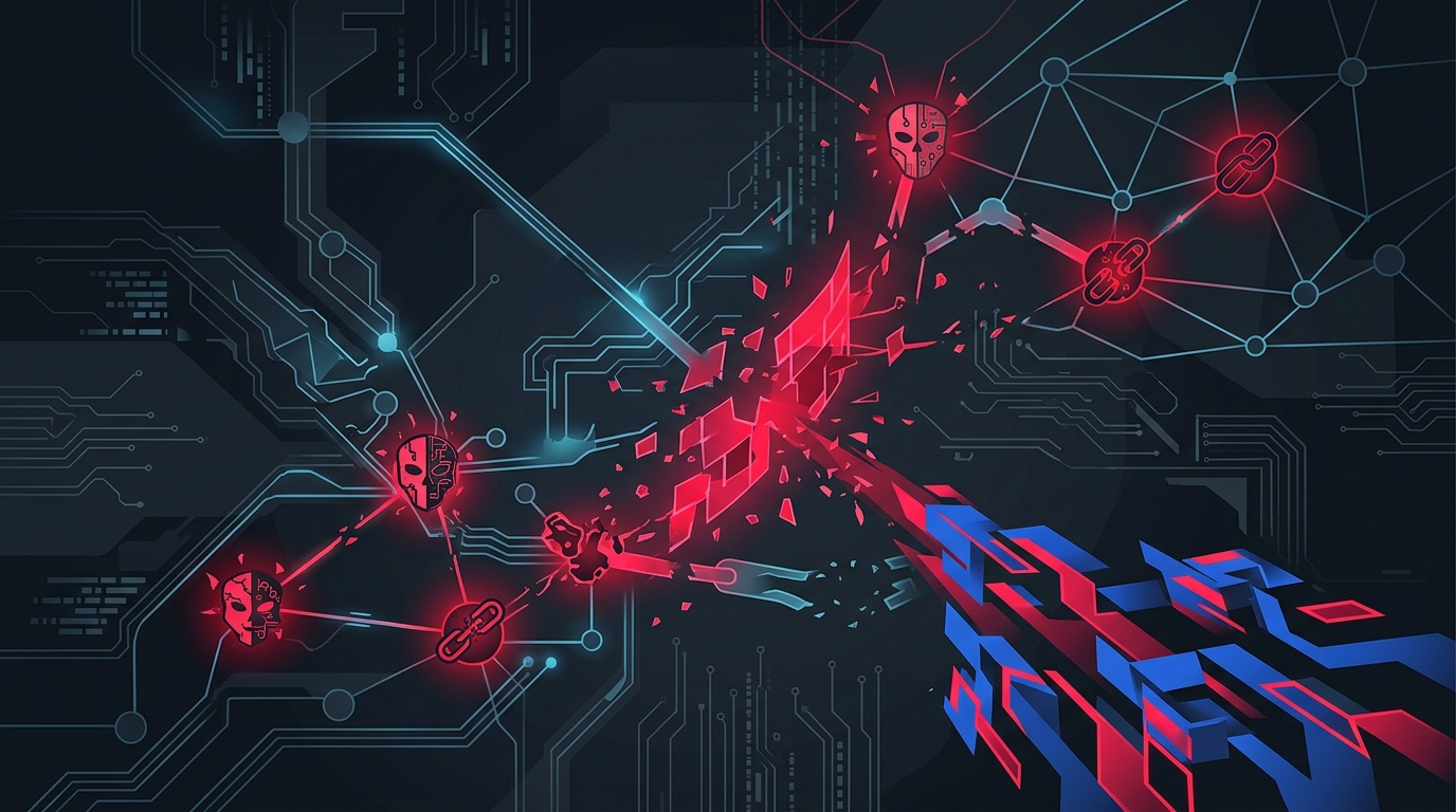 Editorial illustration: OpenAI took down a Cambodian scam network using ChatGPT