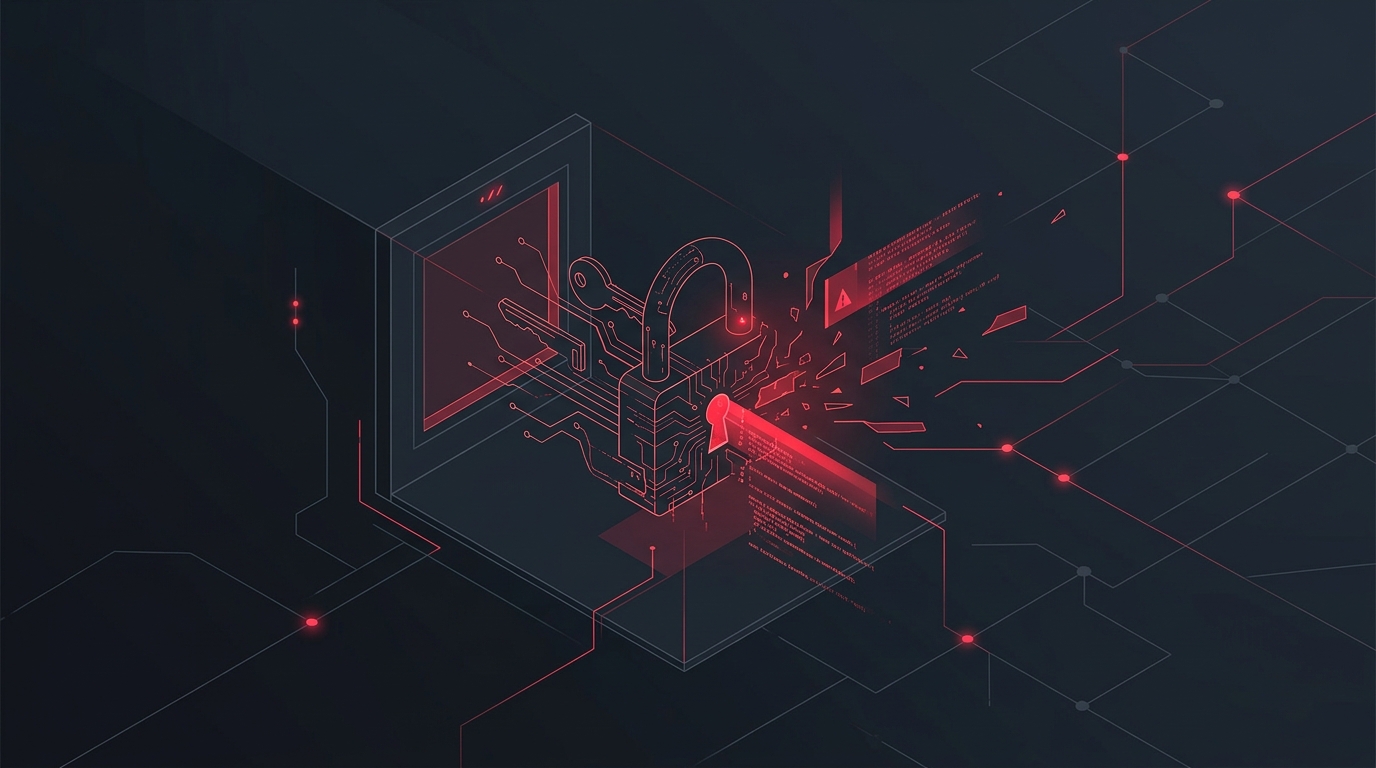 Editorial illustration: Mollick moves AI security from the lab to pastebins and personal keys