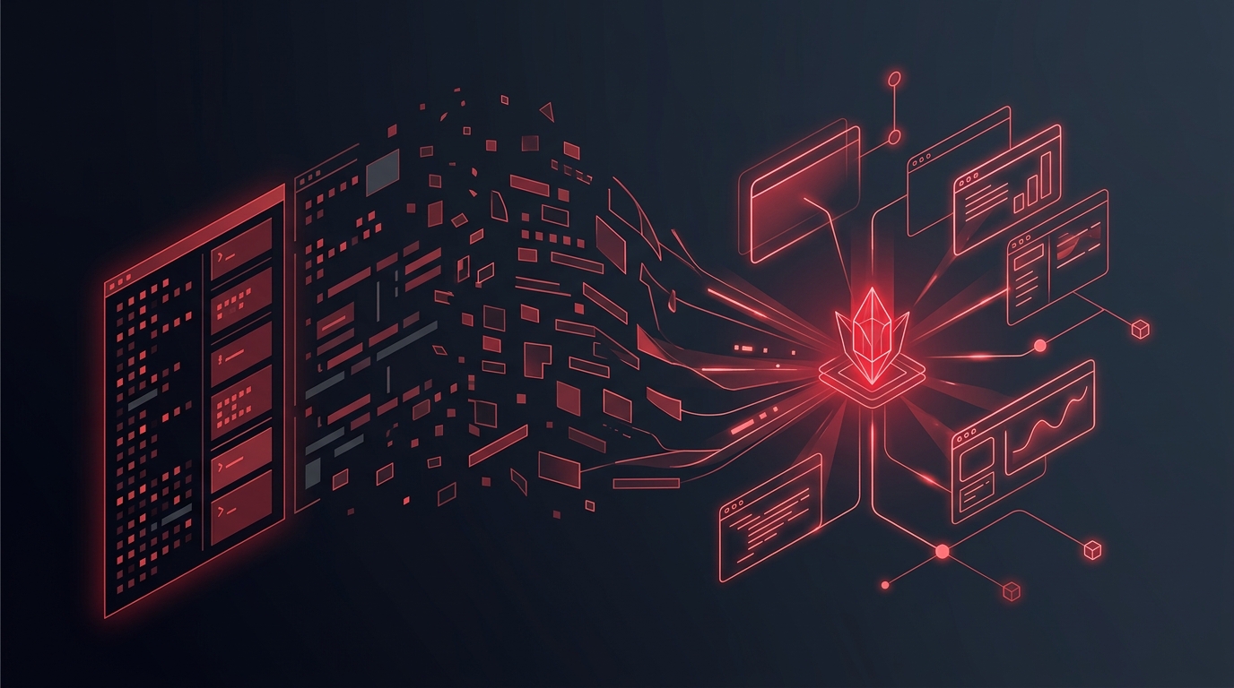 Editorial illustration: Thomas Ptacek: Stop writing TUIs, agents make native UIs cheaper