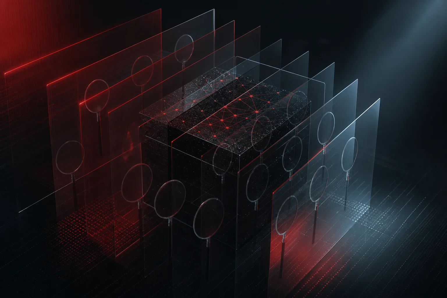 Editorial illustration: Ox Alpha: An anonymous OpenRouter model fuels speculation about its origin
