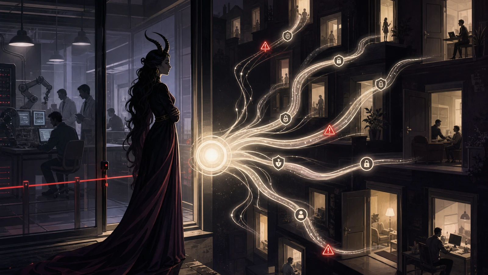 Editorial illustration: OpenAI pushes agents from engineers' hands to everyday users
