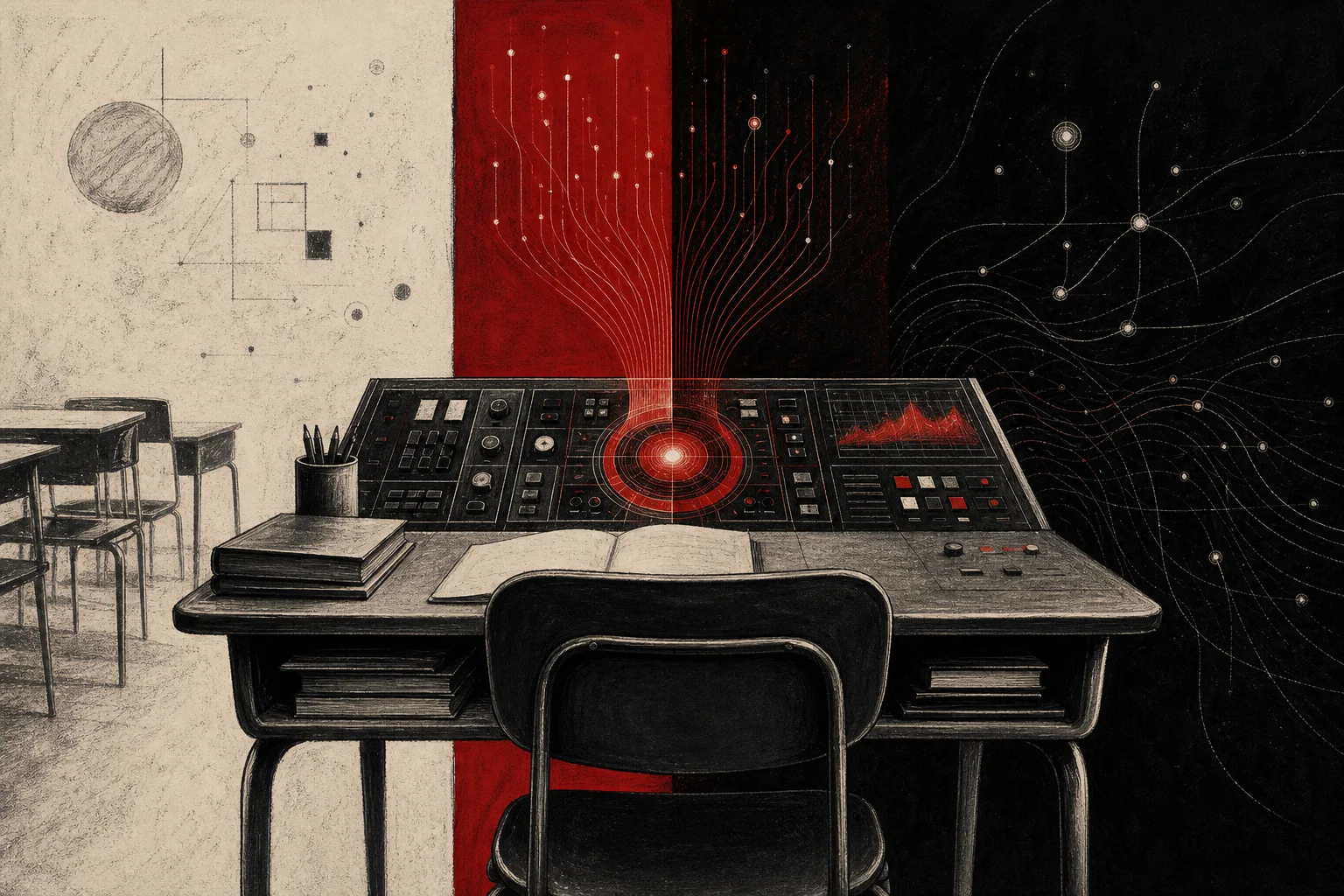 Redakční ilustrace: ChatGPT pro učitele míří do desítek amerických škol, OpenAI buduje návyk od základu