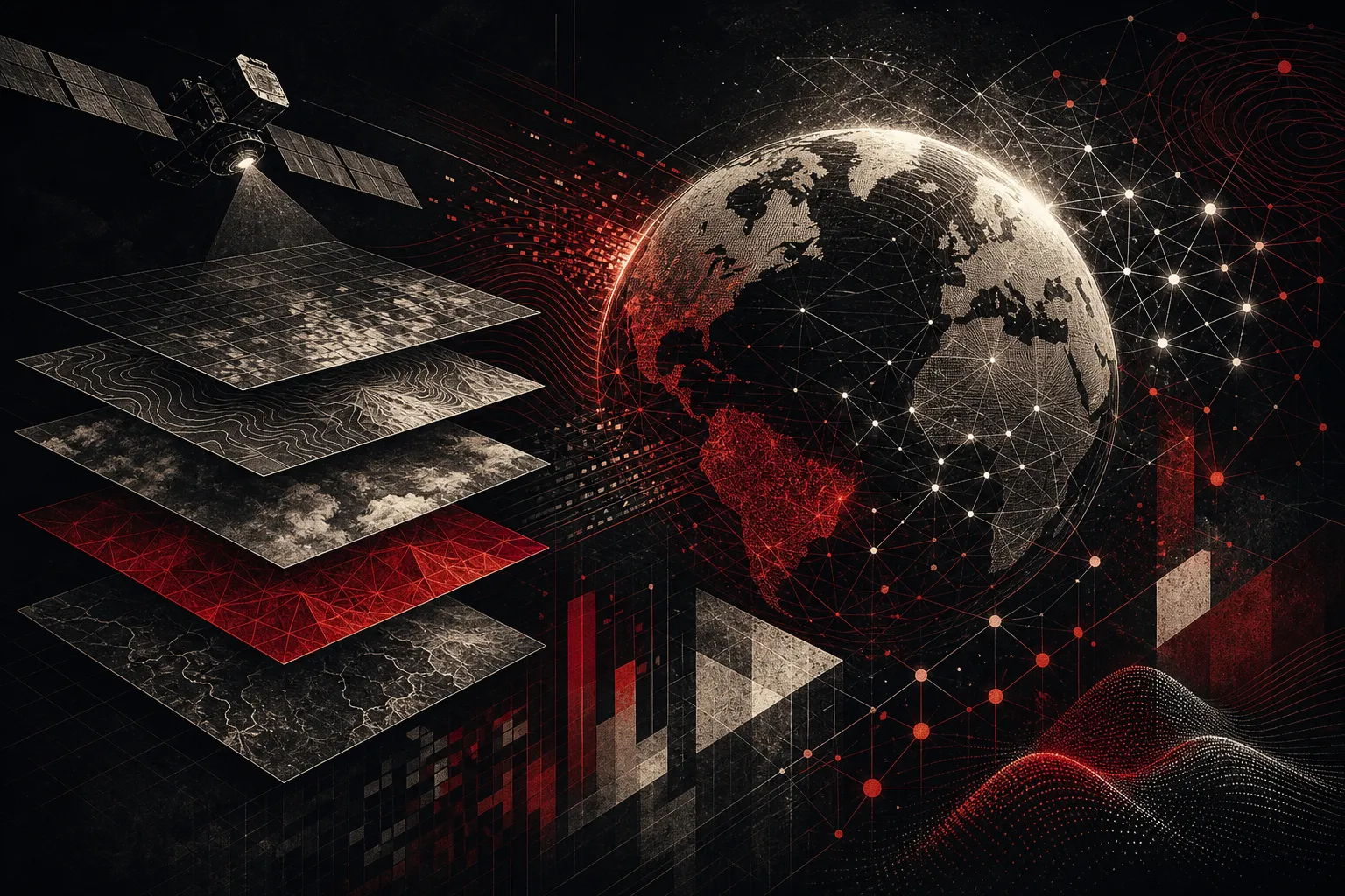 Redakční ilustrace: Google Earth AI funguje jako autonomní systém pro analýzu planety