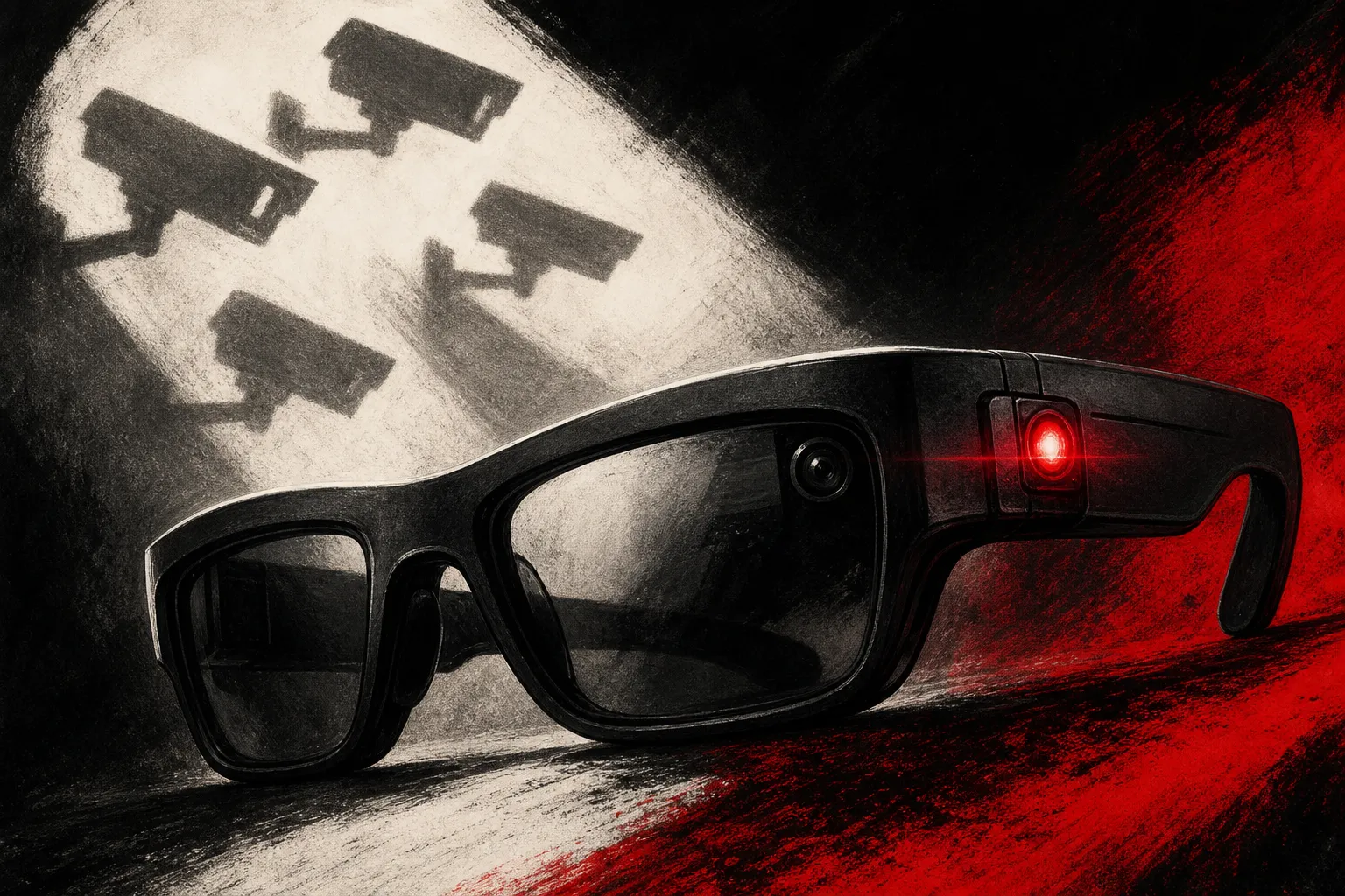 Ilustración editorial: Meta bloquea la grabación secreta a través de gafas inteligentes, por ahora solo con un parche de software