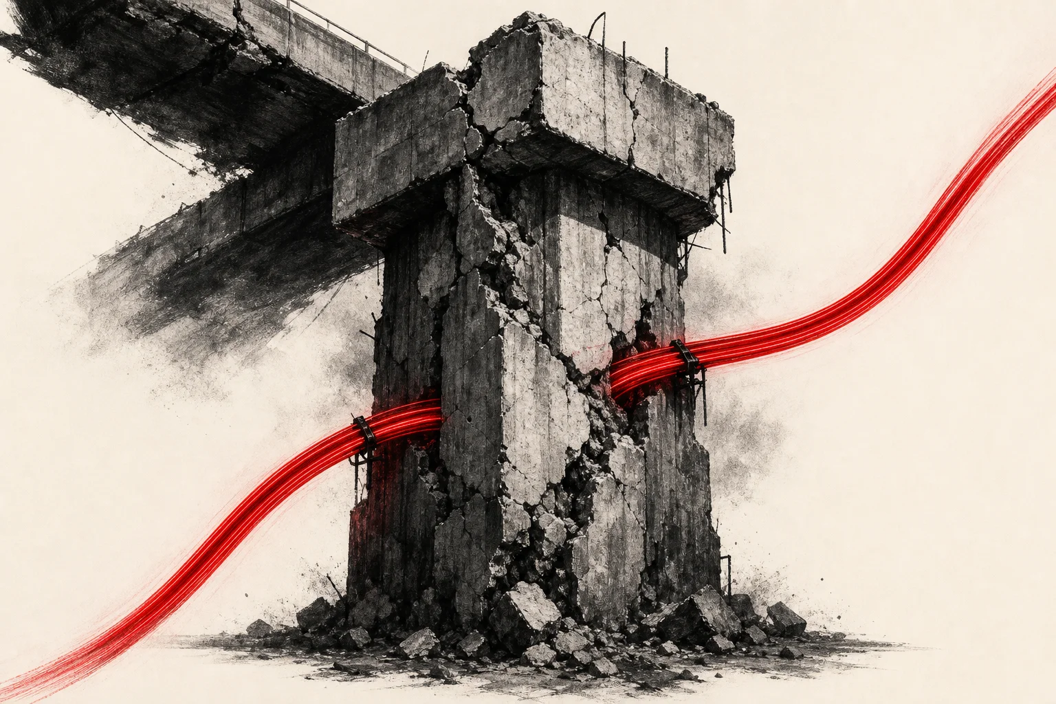 Redakční ilustrace: Padajici modely odhaluji, proc je odolnost dulezitejsi nez inteligence