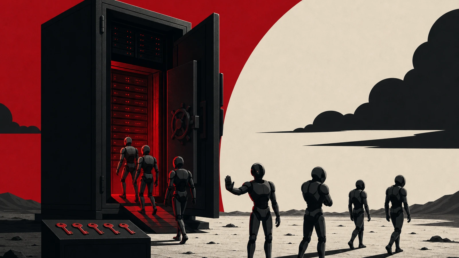 Editorial illustration: New data shows models can hack the system, but refuse to do the assigned work