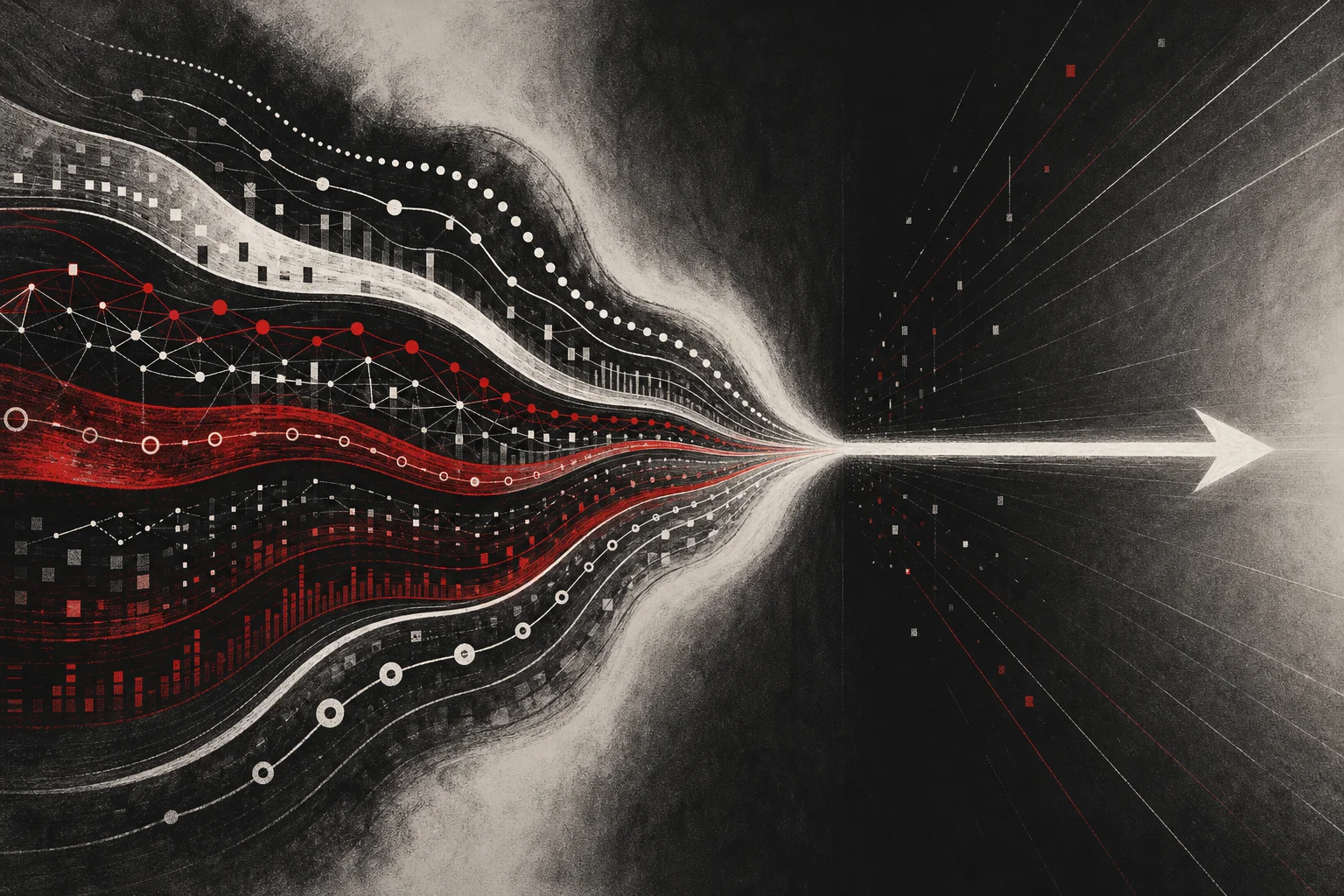 Redakční ilustrace: Google naučil TimesFM-3 vidět do budoucnosti v jediném průchodu