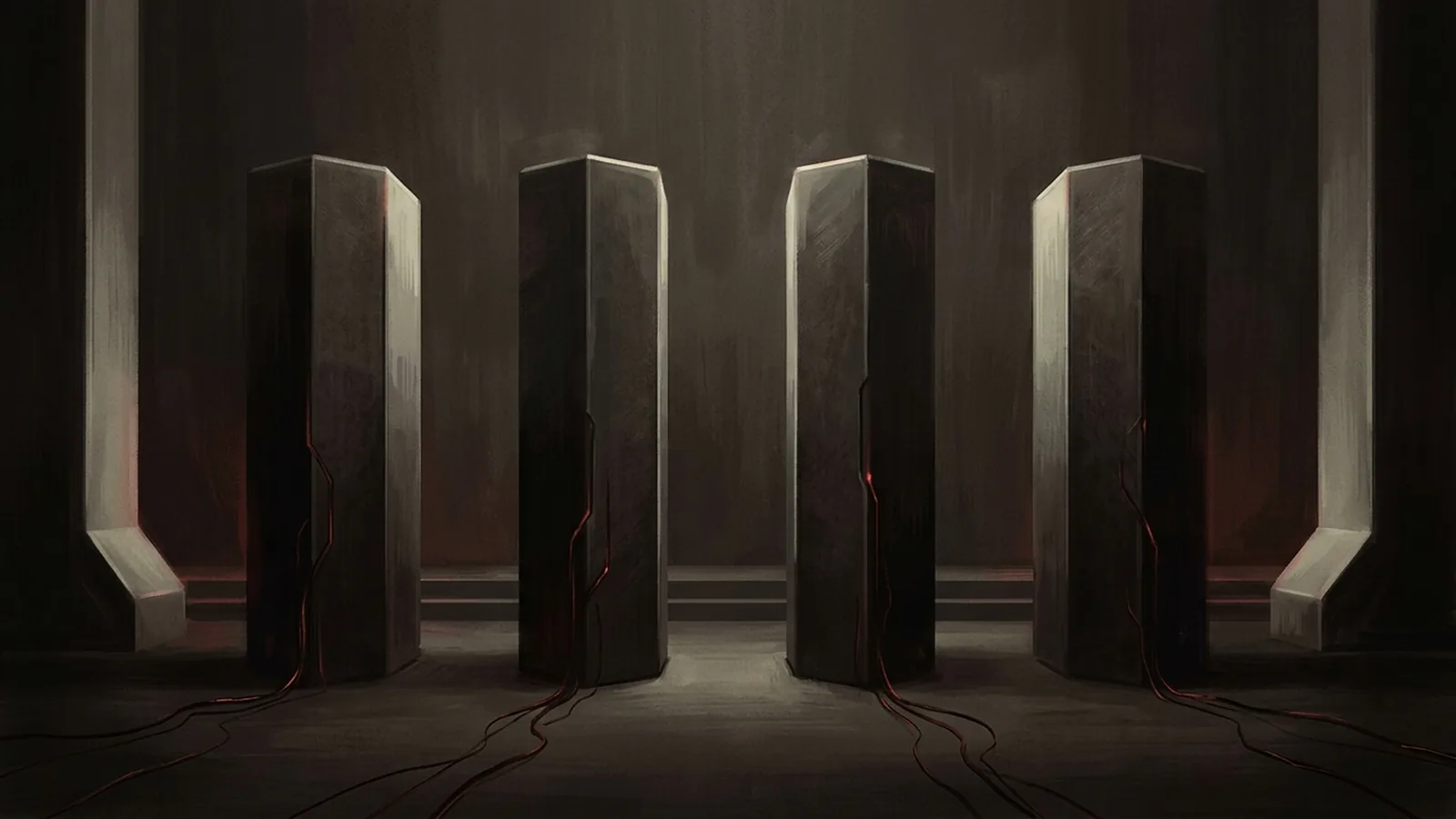 Editorial illustration: Rare Overlapping Downtime Hits ChatGPT, Claude, Grok, and Gemini